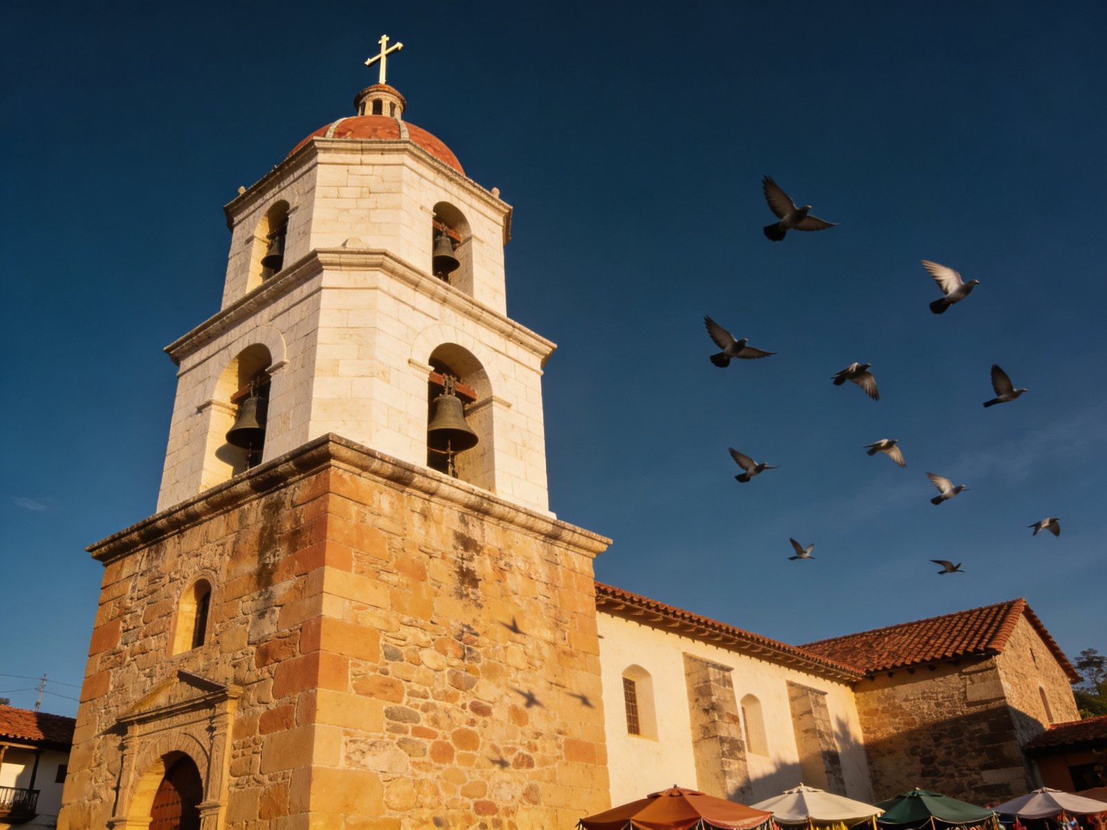 Catedral de San Francisco de Asís con torre de cantera del siglo XVI, Valle de Bravo